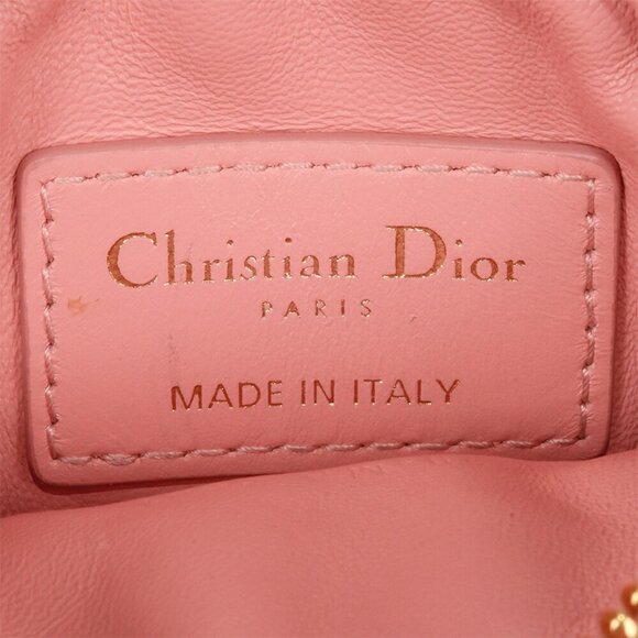 DIOR Pink Leather Pouch - Picture 6 of 7